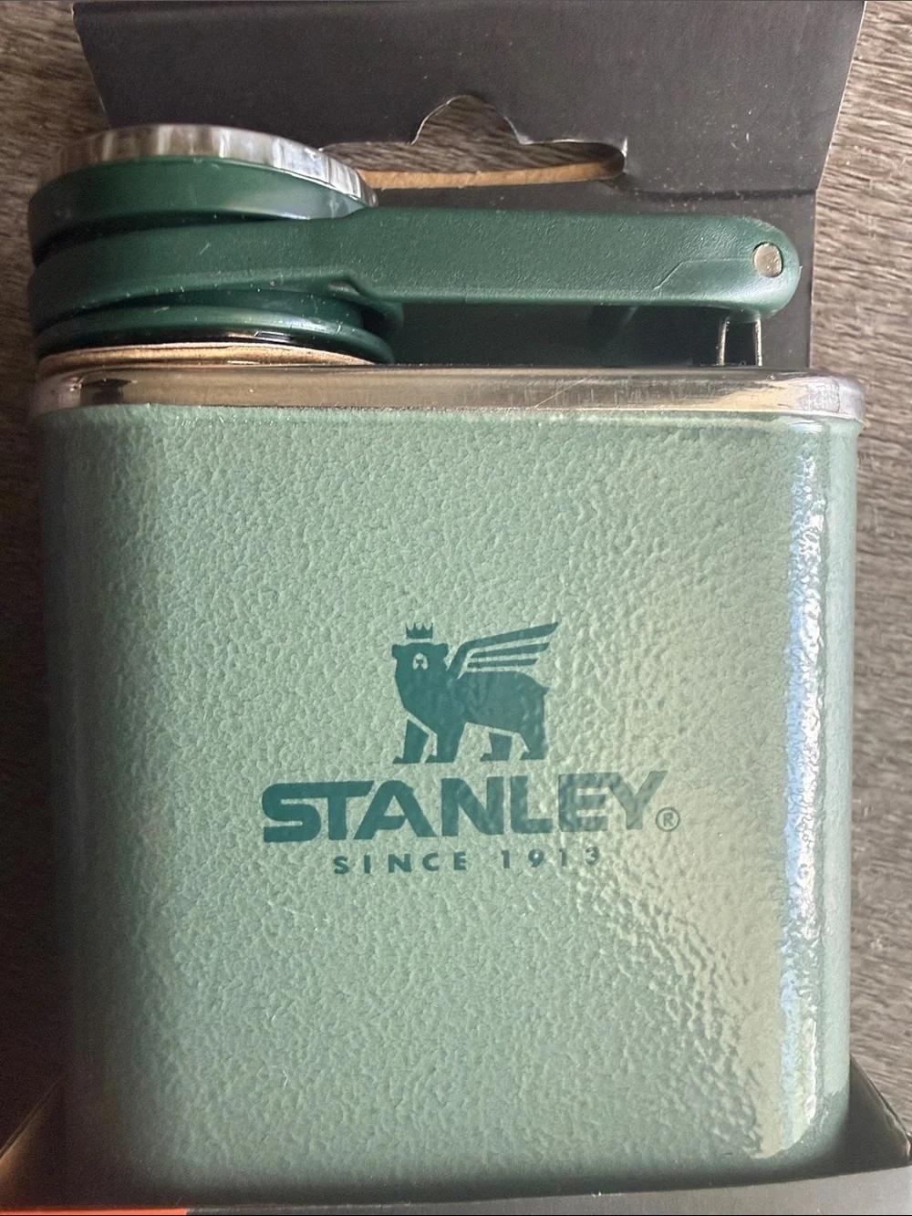 Stanley Wide Mouth Hip Flask 8 oz Green NEW IN PACKAGING